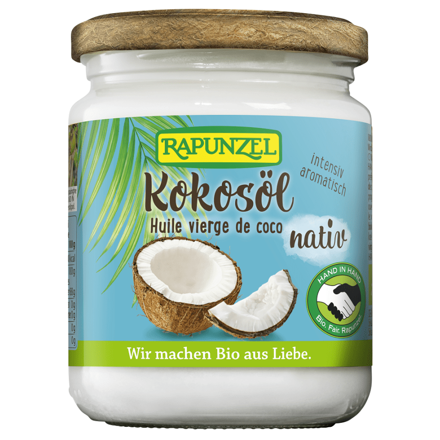 Kokosöl nativ bio (200g) von Rapunzel