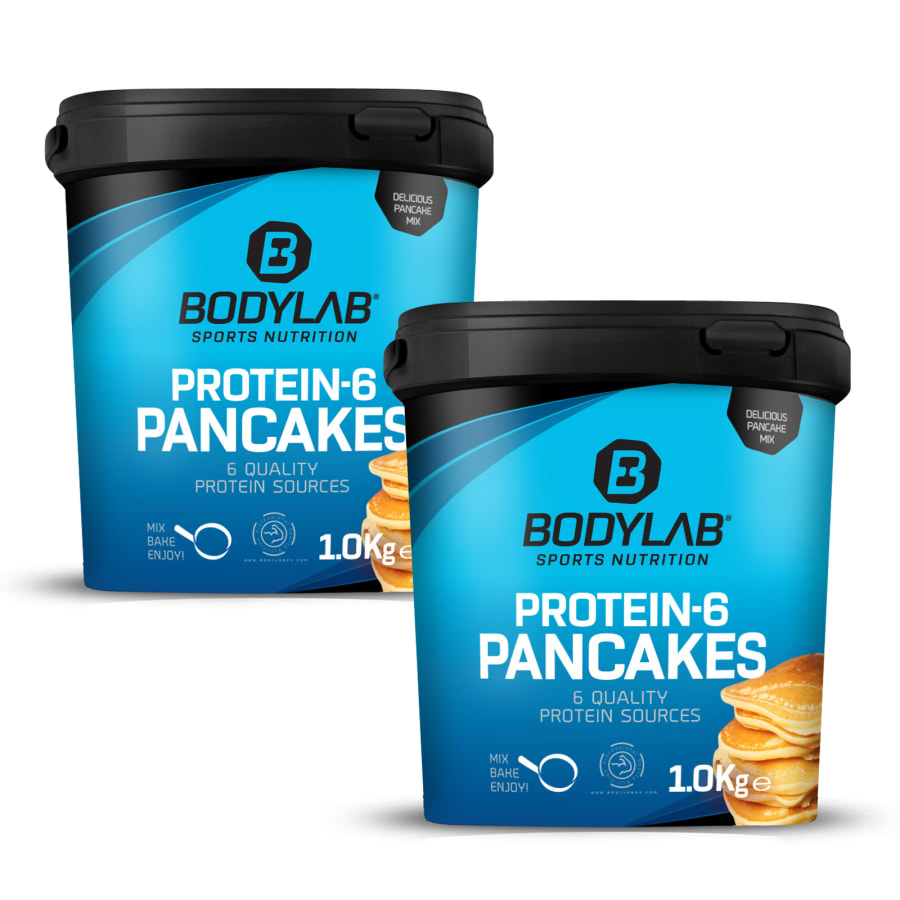 2 x 1000g Protein6 Pancake Powder Bodylab24 Shop