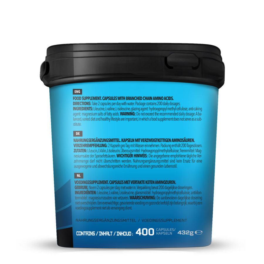 BCAA Mega Caps (400 Kapseln) | Bodylab24 Shop