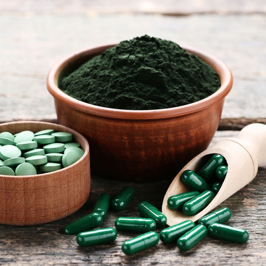 Spirulina Chlorella Algen Tabletten Bio (400 Tabletten) vom Achterhof
