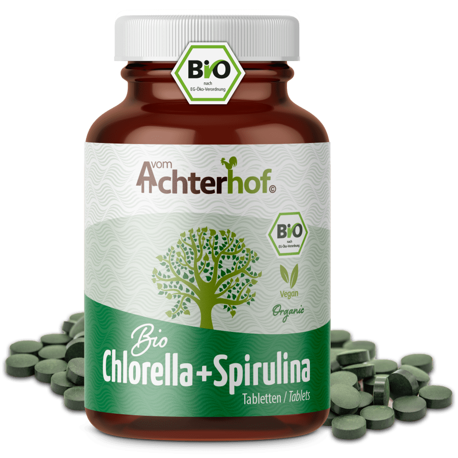 Chlorella & Spirulina Tabletten Bio (400 Tabletten)