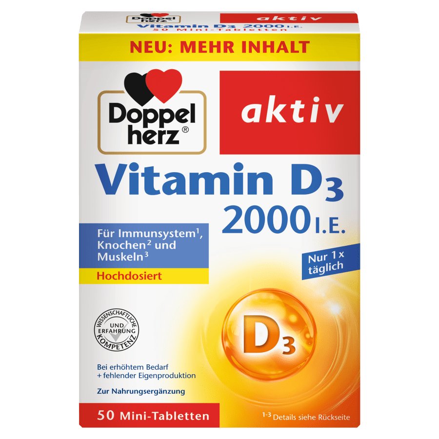 Vitamin D 2000 I.E. (50 MiniTabletten)