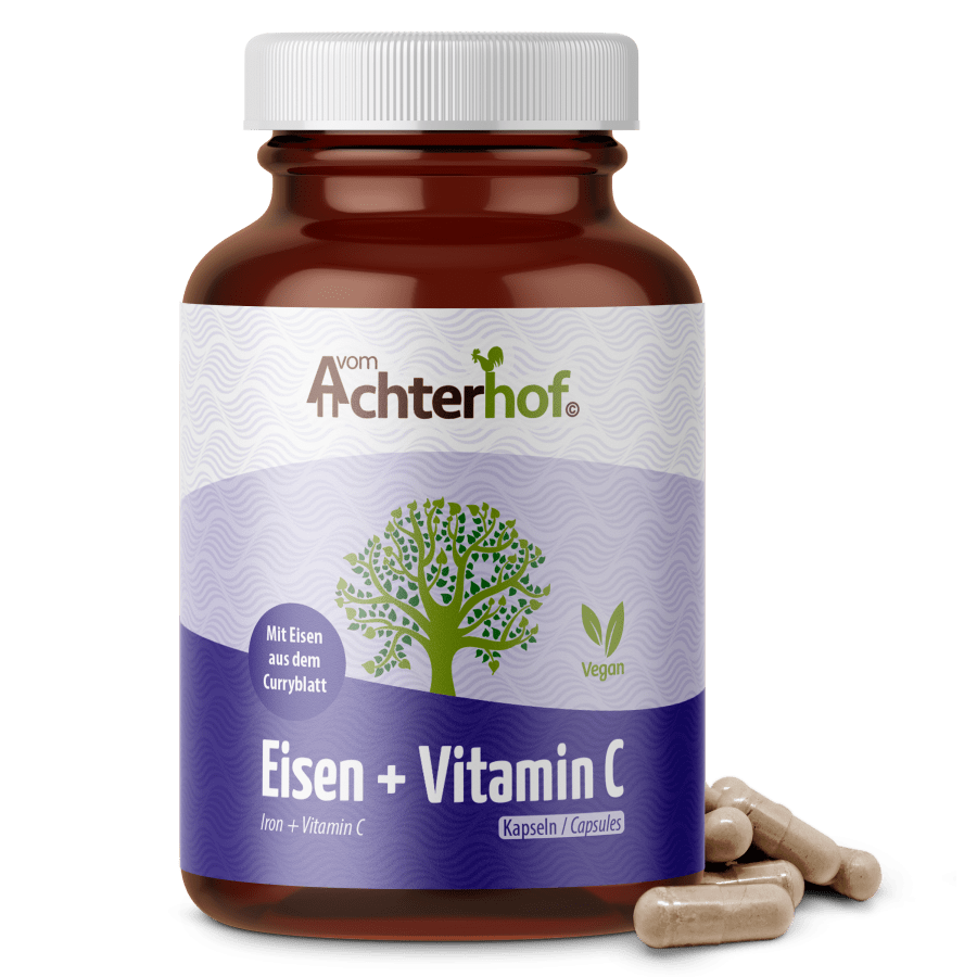 Eisen + Vitamin C (180 Kapseln)