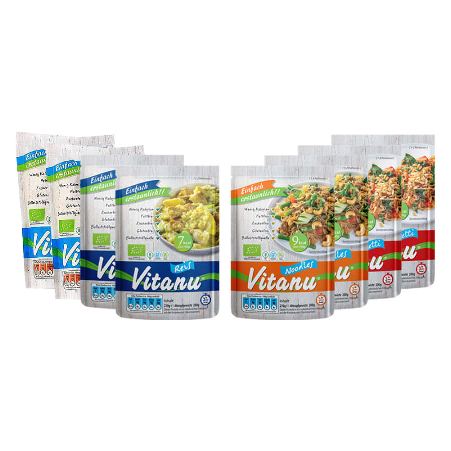 Low-Carb Nudelpaket von Vitanu