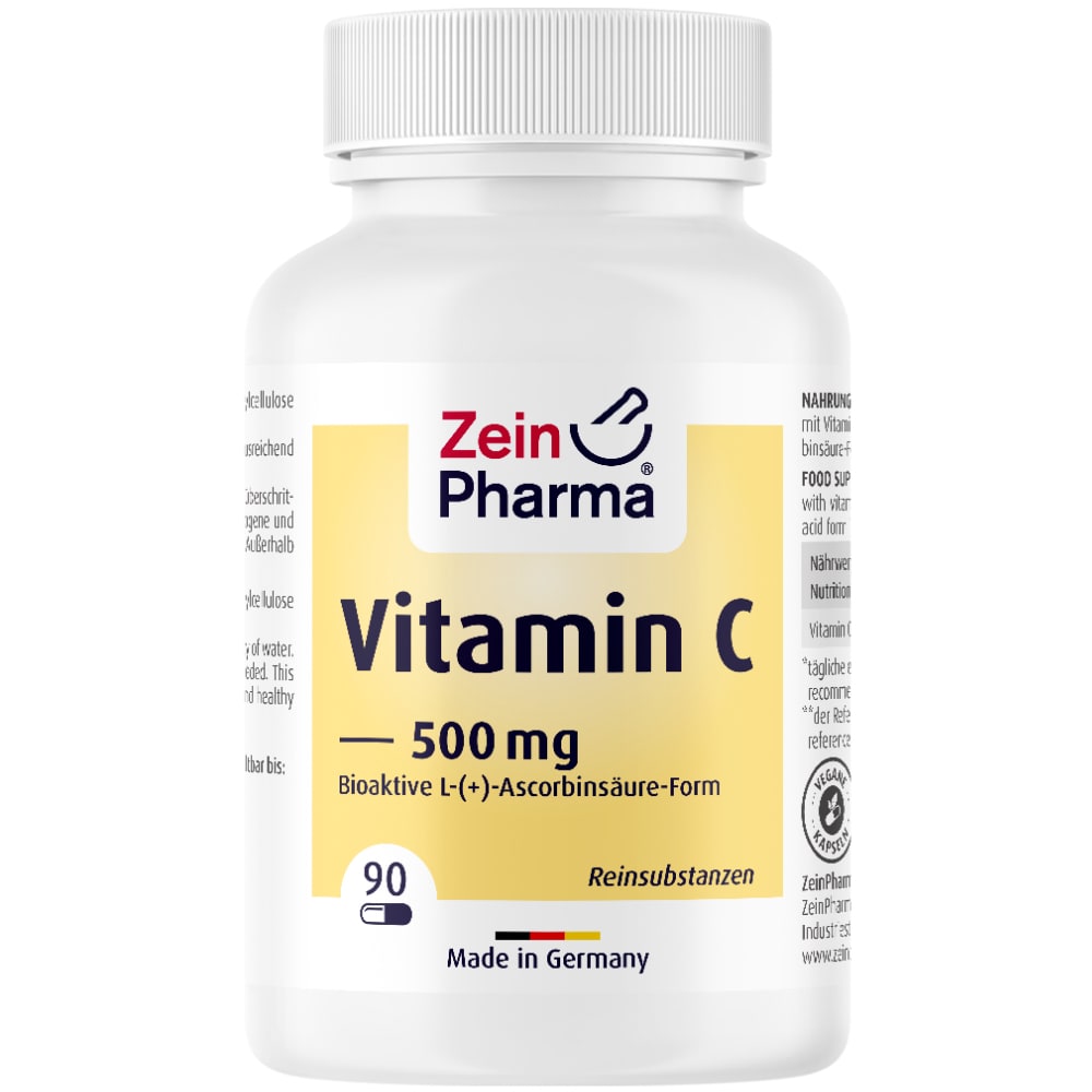 Vitamine C capsules 500mg (90 capsules) van ZeinPharma kopen Bodylab Shop