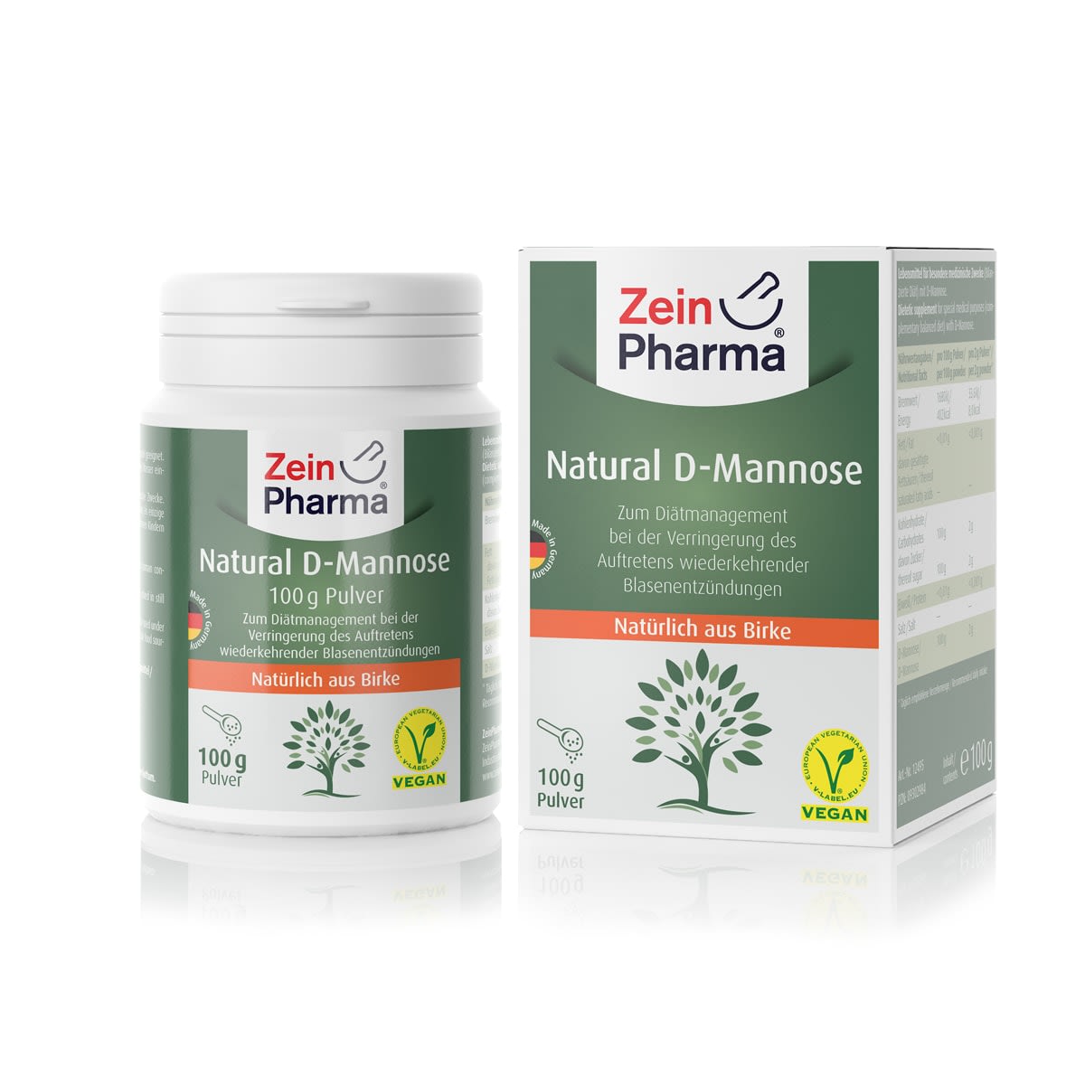 Natural D-Mannose Pulver (100g)