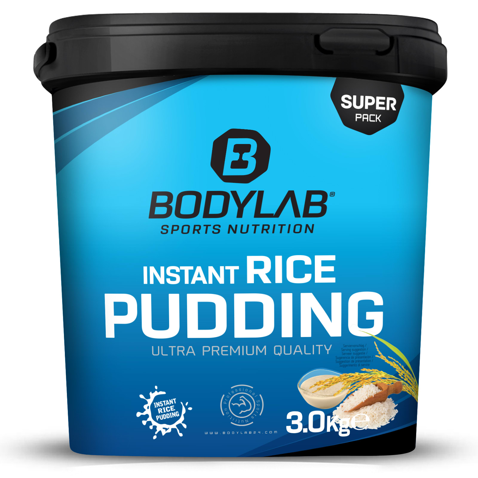 Instant Rice Pudding (3000g) Bodylab Shop
