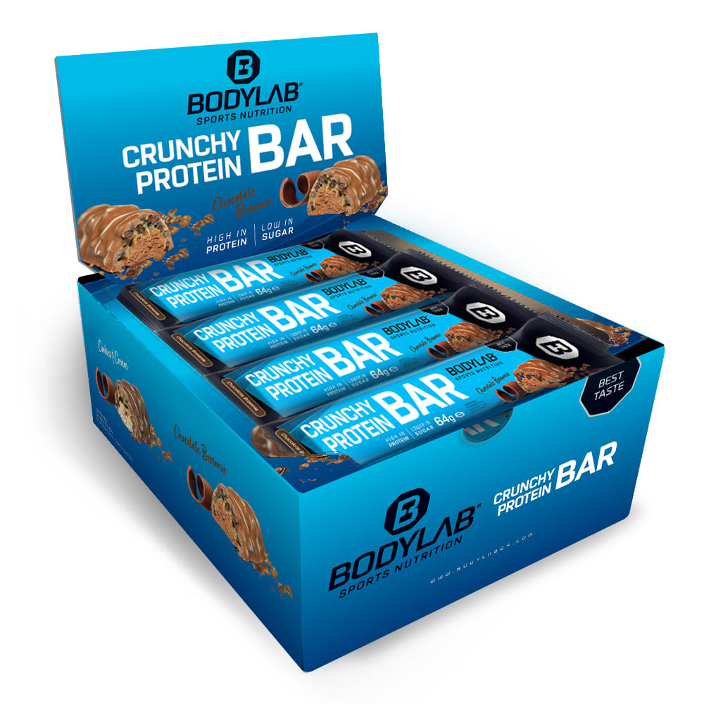 Crunchy Protein Bar - 12x64g - Schoko Brownie