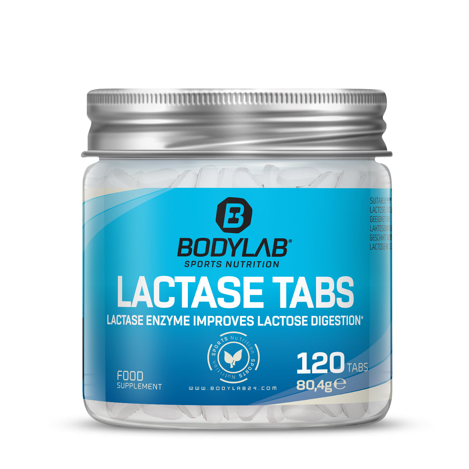 Lactase Tabs (120 tabs) Bodylab Shop