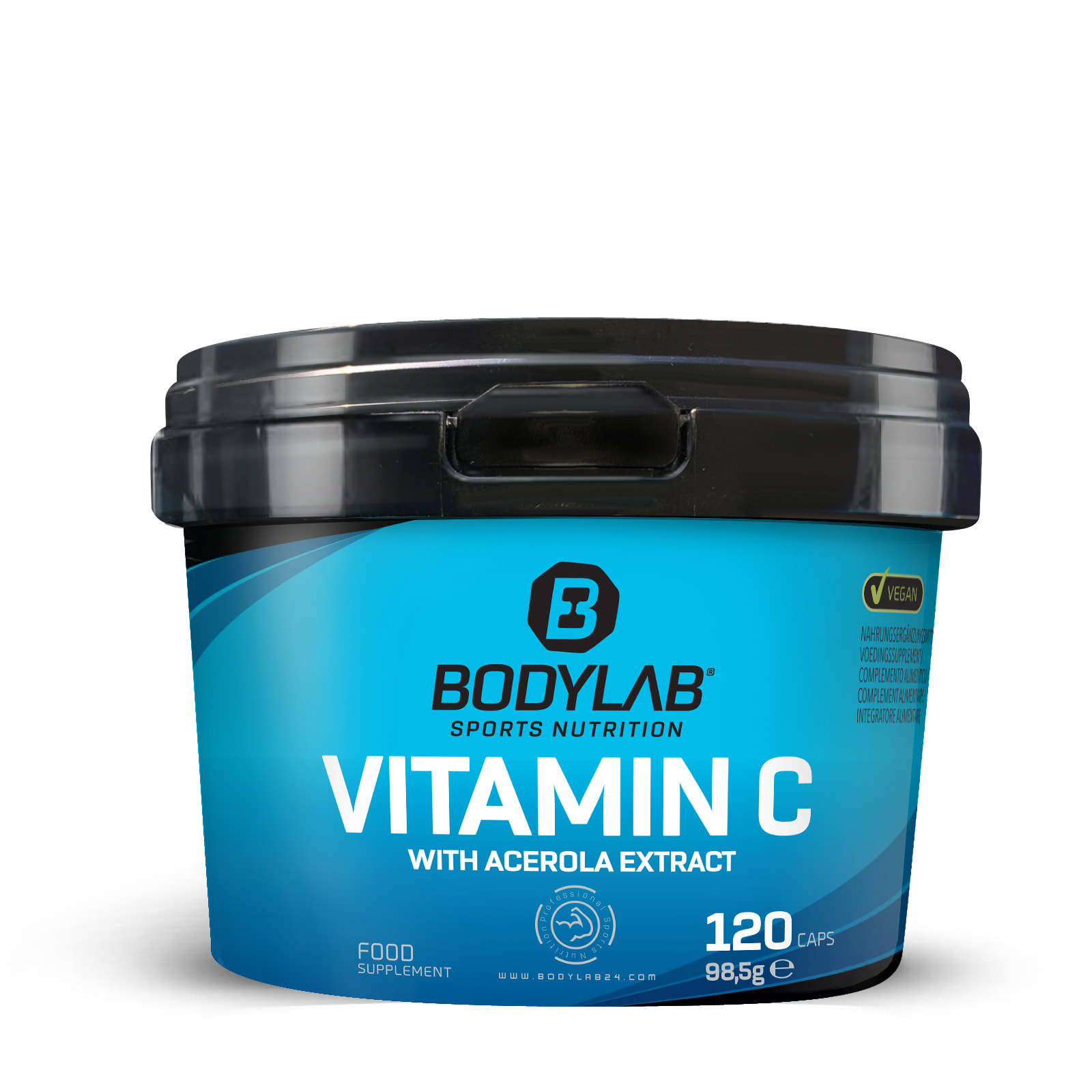 Vitamine C (met acerolaextract) (120 capsules) van Bodylab24 kopen
