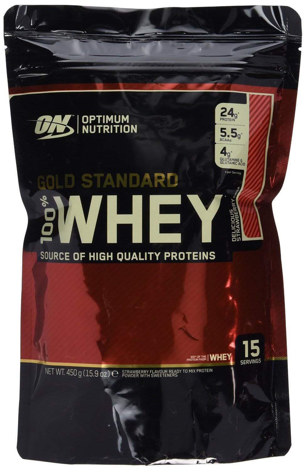 100% Whey Gold Standard - 450g - Strawberry
