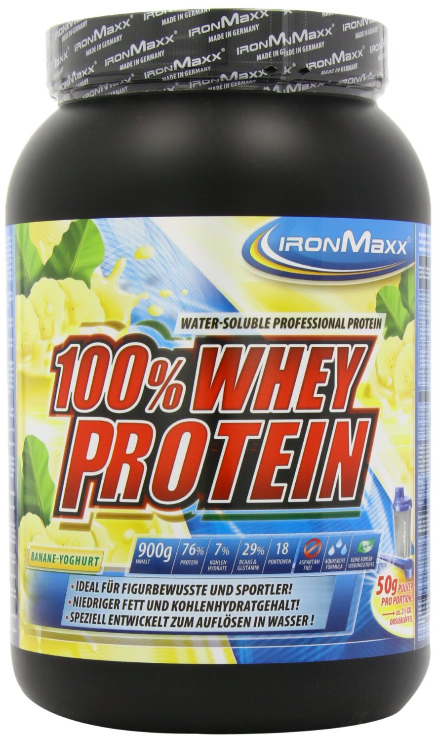 100% Whey Protein - 900g - Banane-Joghurt