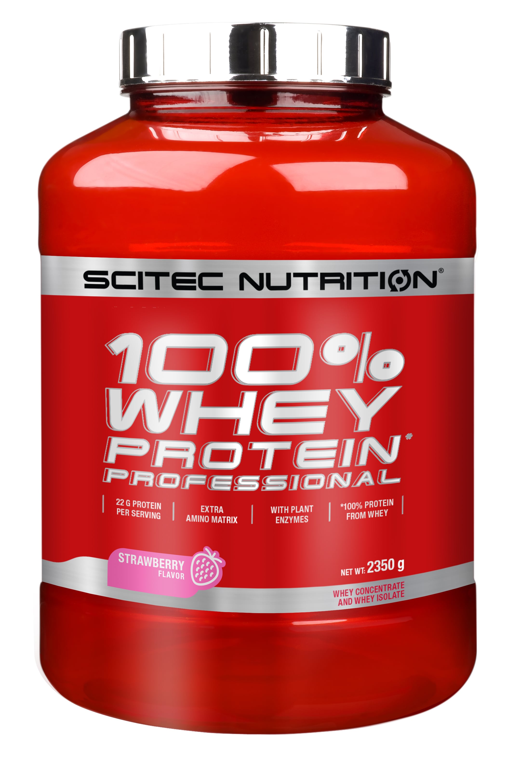 100% Whey Protein Professional - 2350g - Strawberry