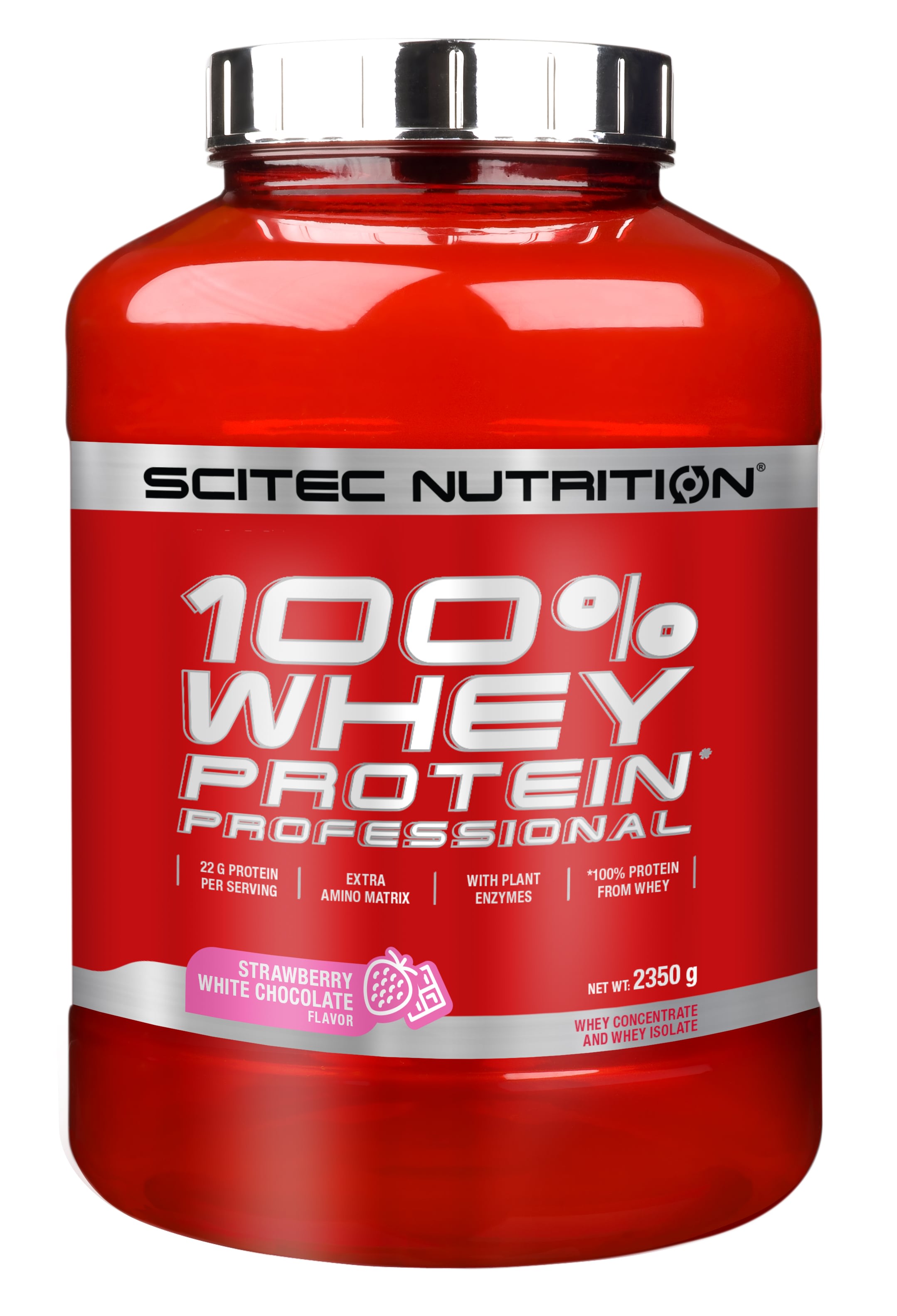100% Whey Protein Professional - 2350g - Strawberry White Chocolate
