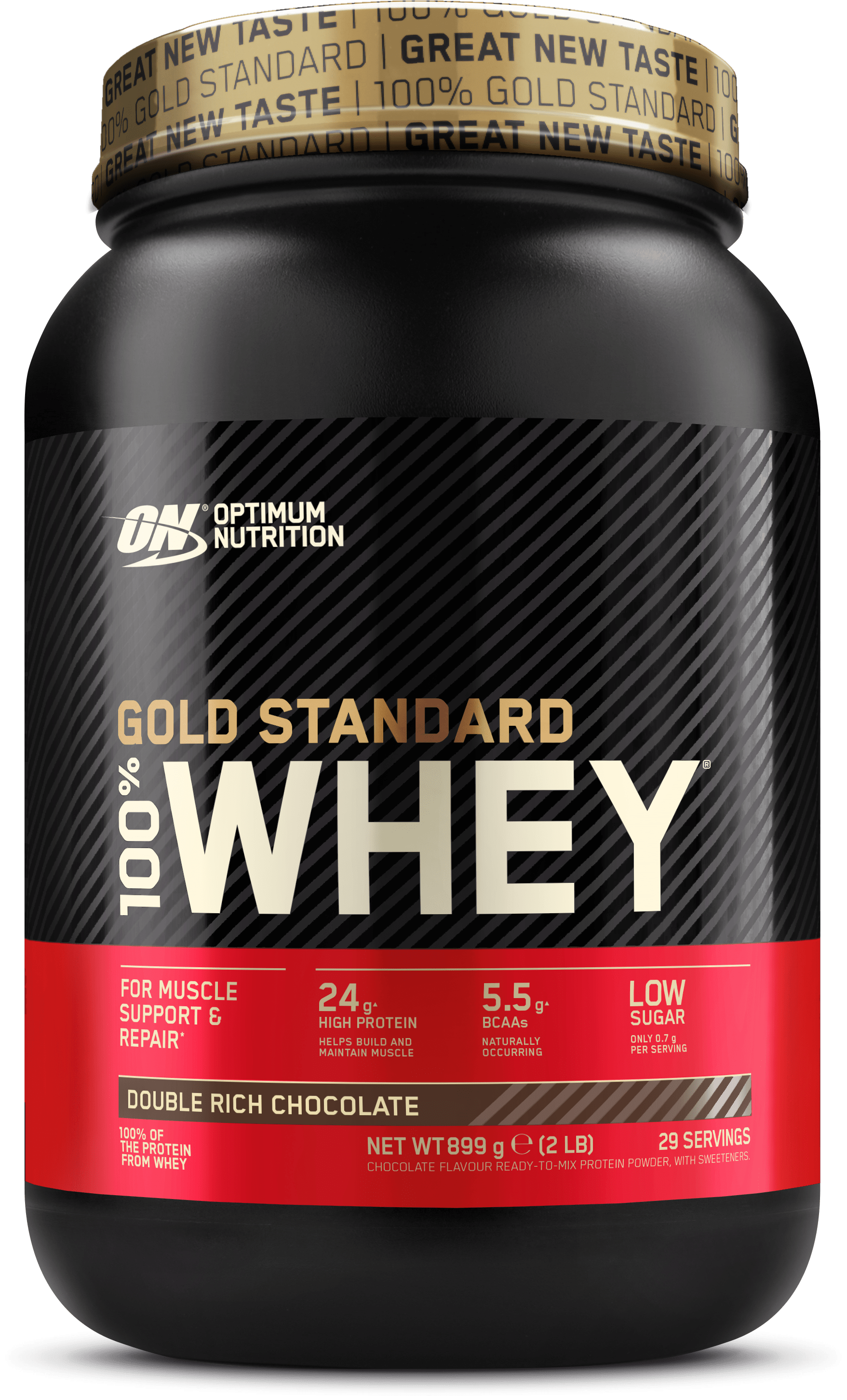 100% Whey Gold Standard - 900g - Double Rich Chocolate