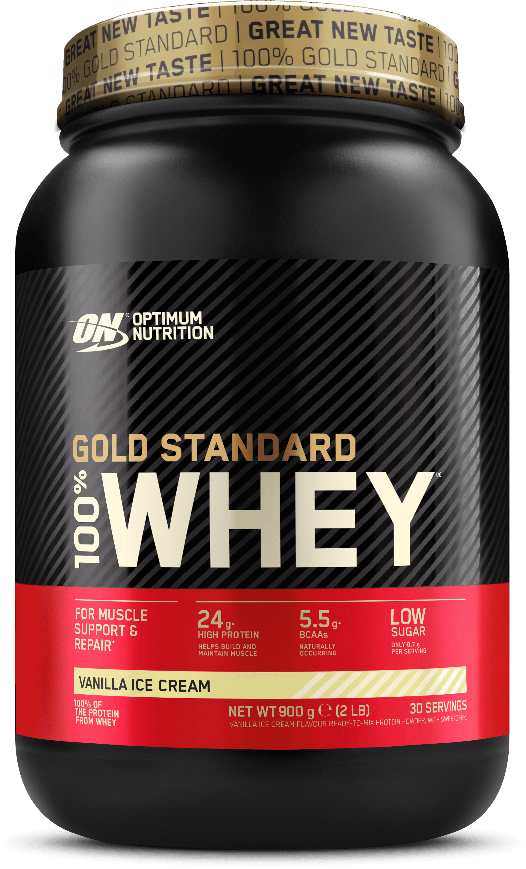 100% Whey Gold Standard - 900g - Vanilla Ice Cream