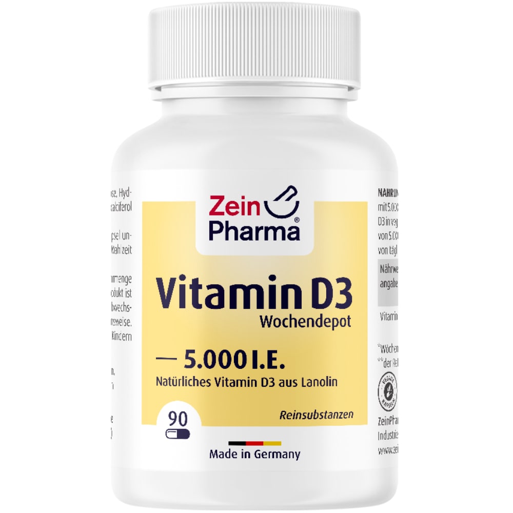 Vitamine D3 5000 I.E. (90 capsules) van ZeinPharma kopen | Bodylab Shop