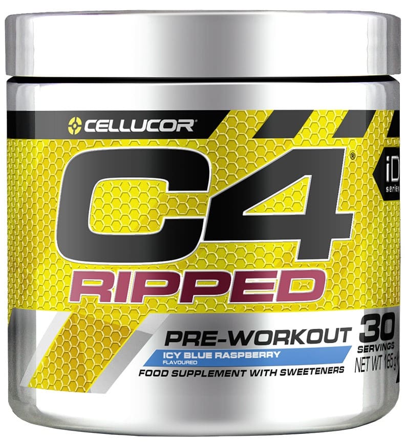 C4 Ripped PreWorkout 165g Icy Blue Raspberry Bodylab24 Shop