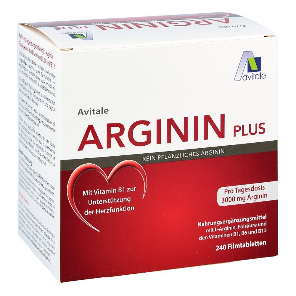 Arginin plus 3000mg (240 Tabletten) von Avitale kaufen | Bodylab24 Shop