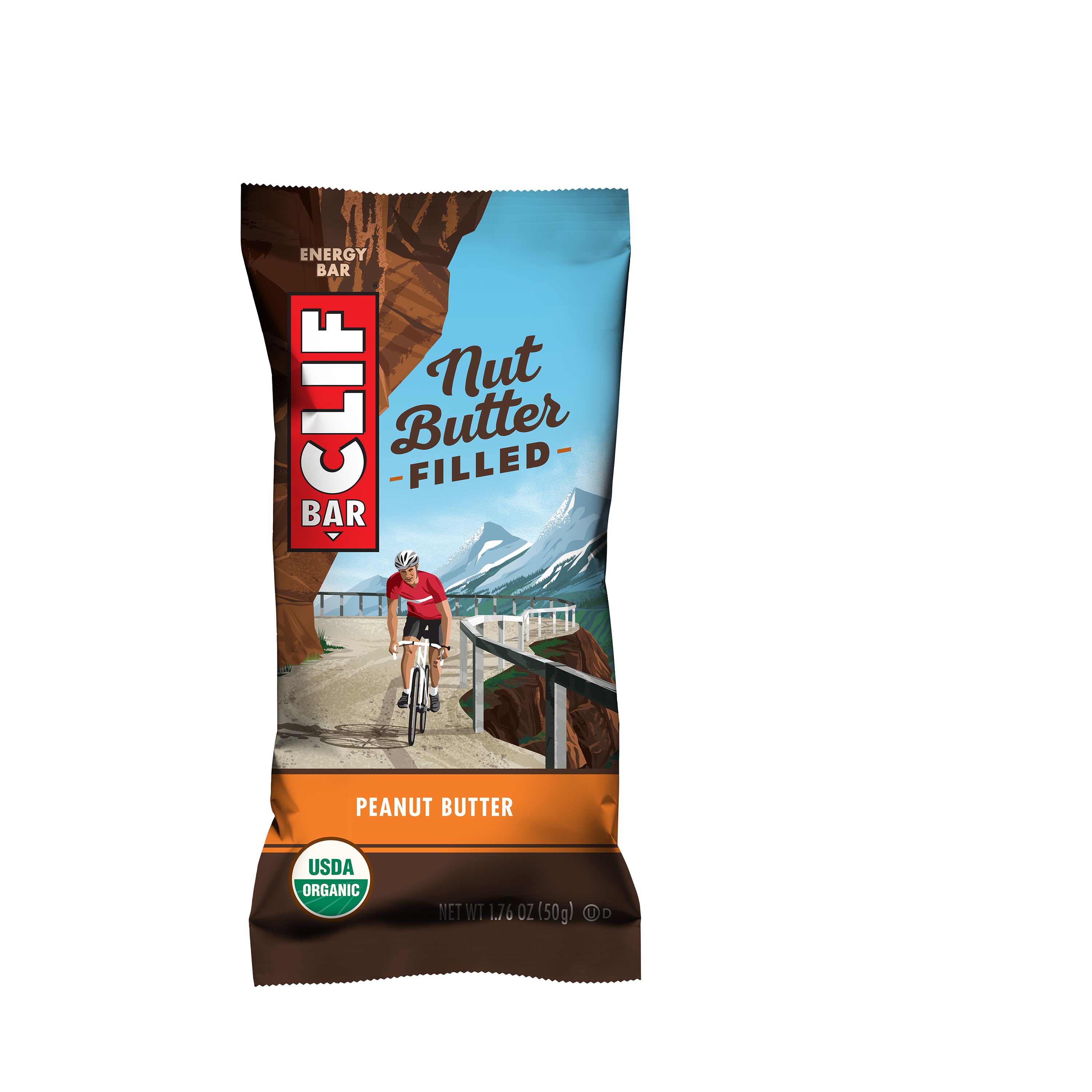 Nut Butter Filled Bar bio - 12x50g - Peanut Butter
