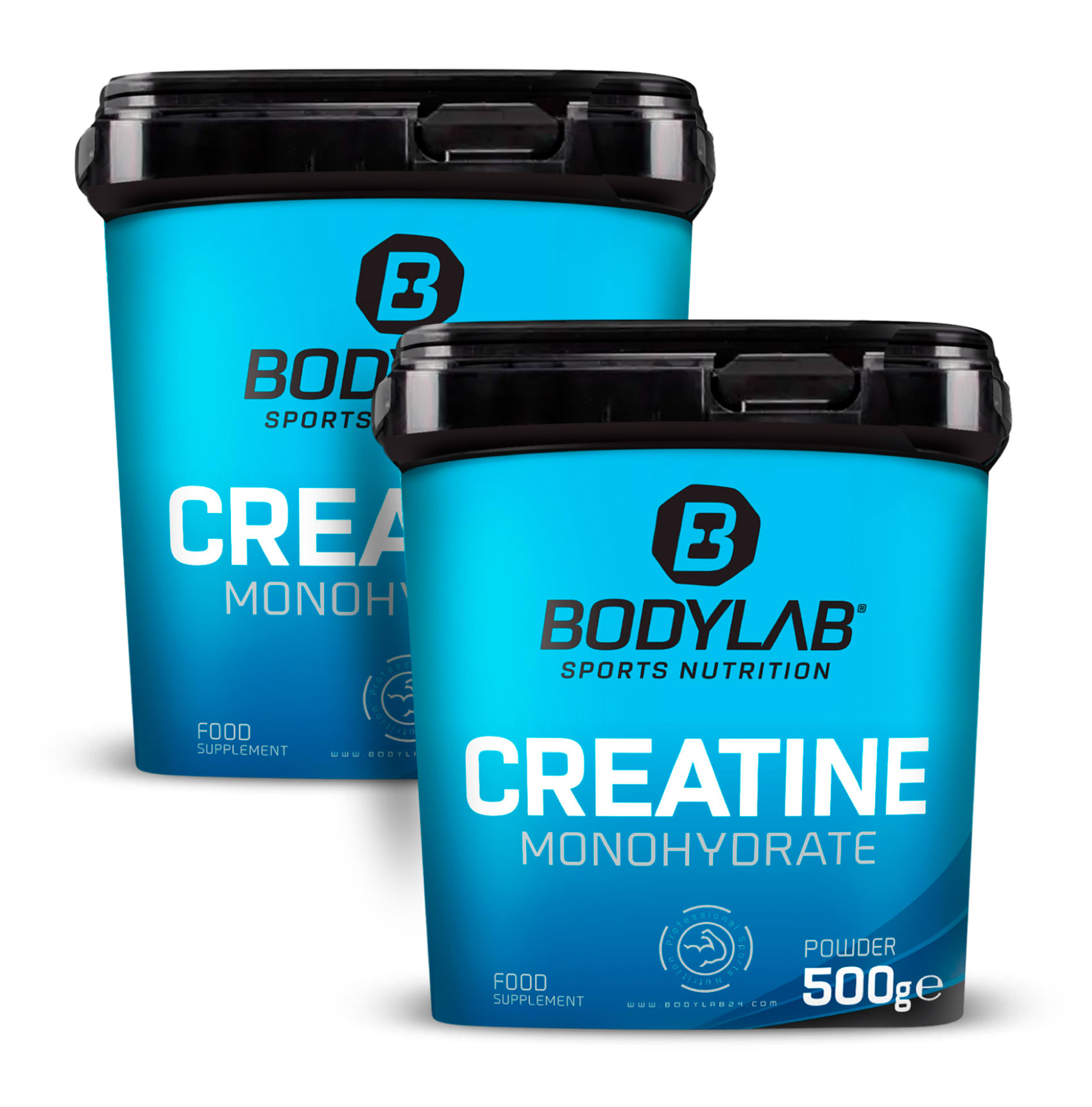 2 x creatine powder 500g bodylab24 shop