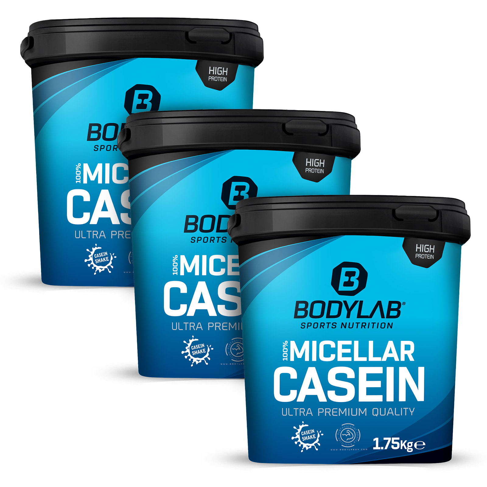 3 x Casein Micellar (1750g) | Bodylab24 Shop