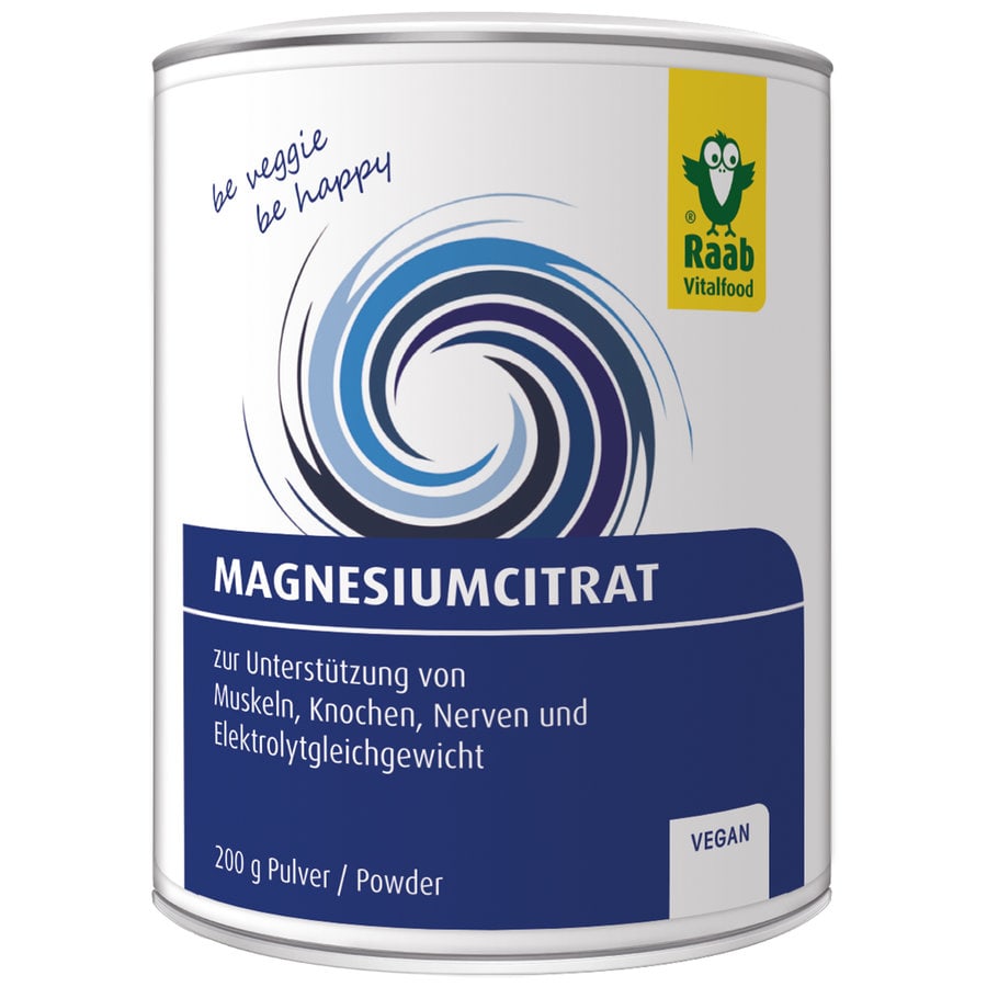 Magnesiumcitrat Pulver (200g) von Raab Vitalfood