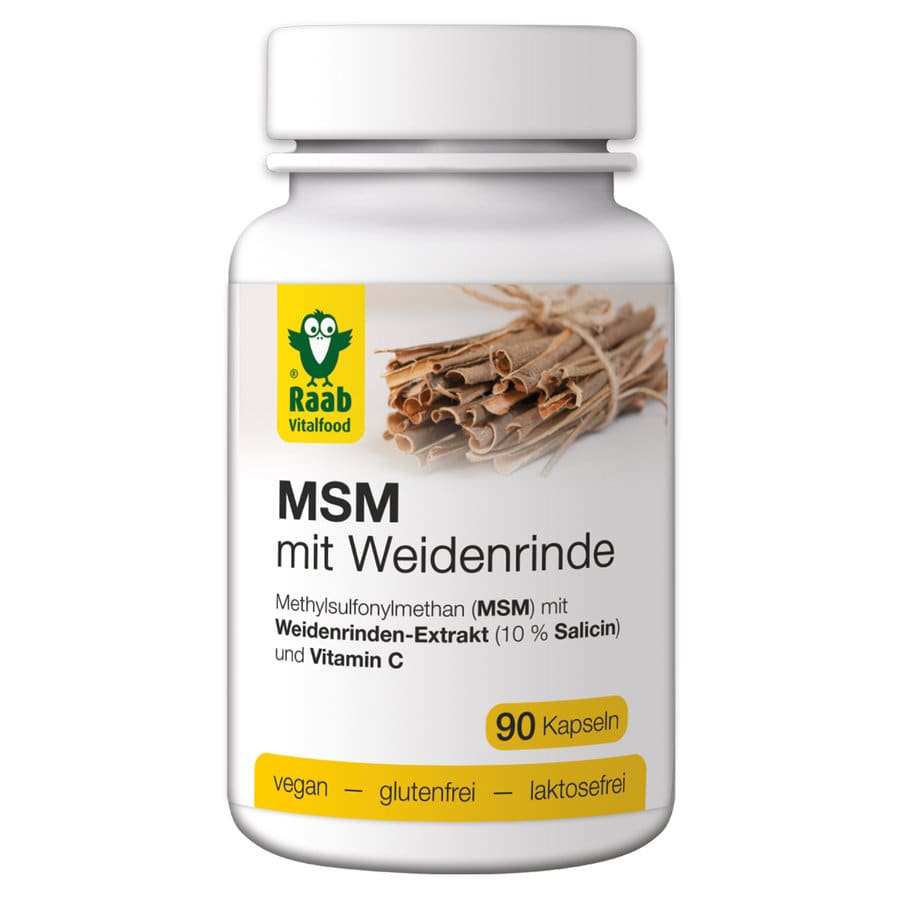 MSM mit Weidenrinde (90 Kapseln)
