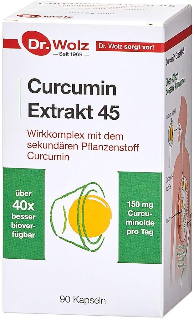 Curcumin Extrakt 45 (90 Kapseln)