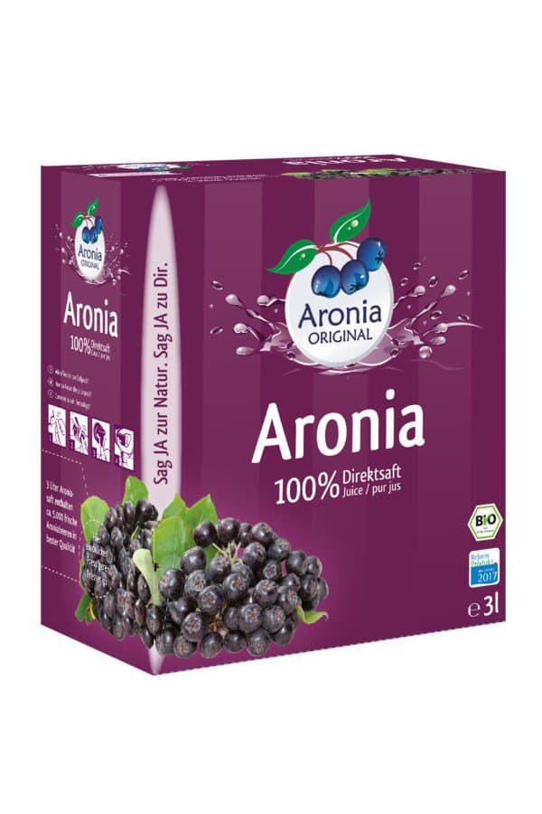 Aroniasaft 100% Direktsaft bio (3000ml)