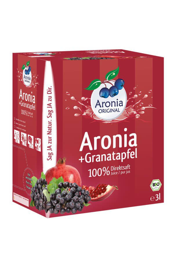 Aronia-Granatapfelsaft 100% Direktsaft bio (3000ml)