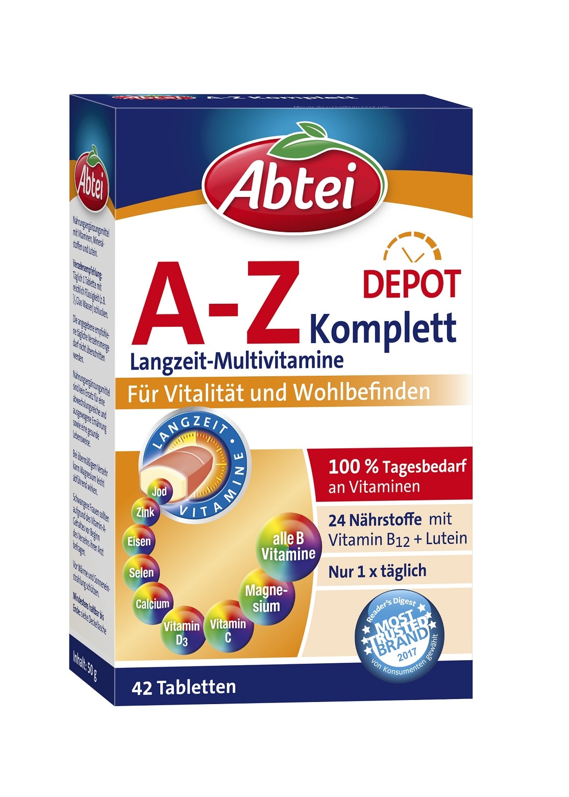 AZ Komplett LangzeitMultivitamine (42 Tabletten) von Abtei