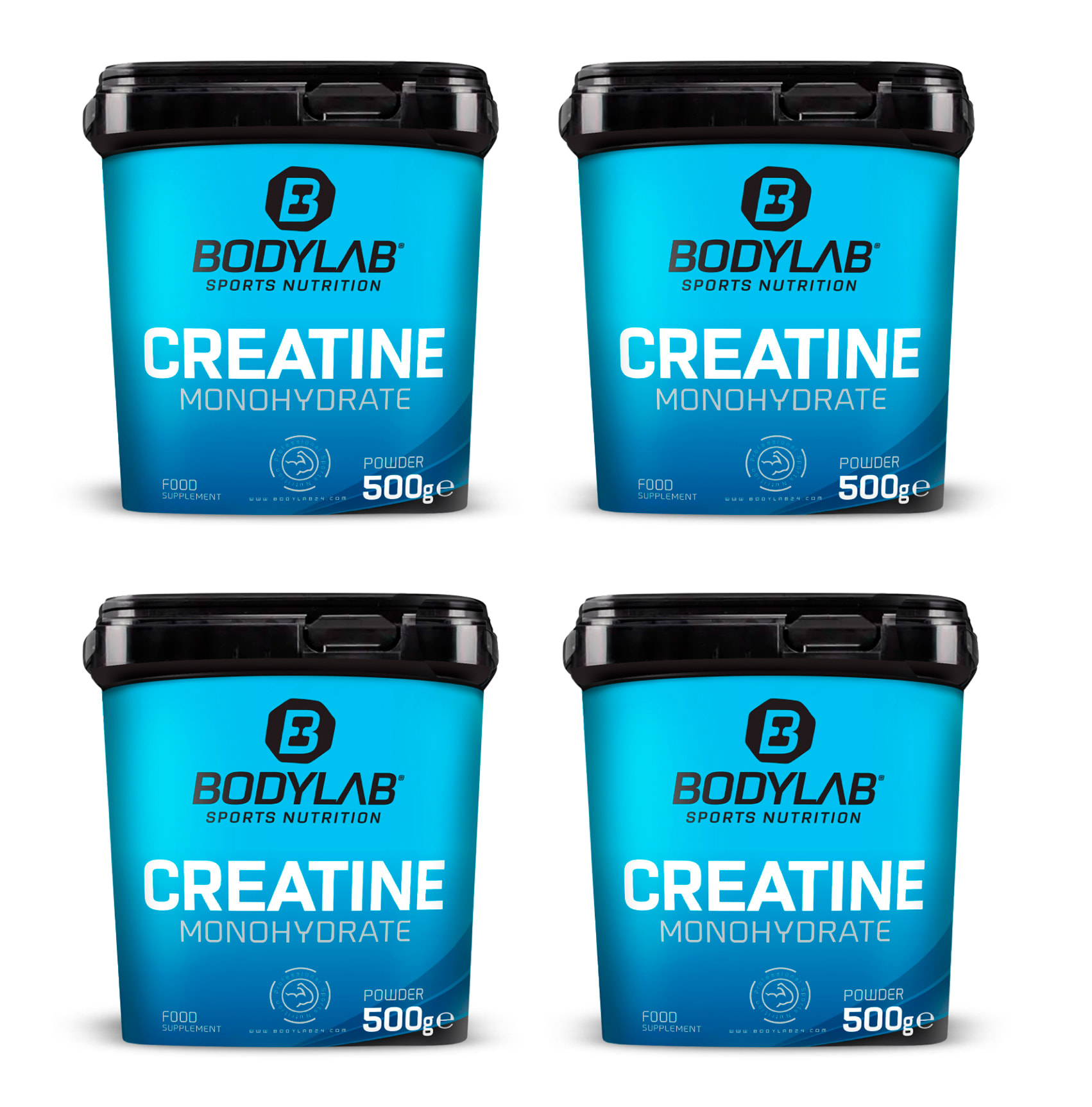 4 x creatine powder 500g 