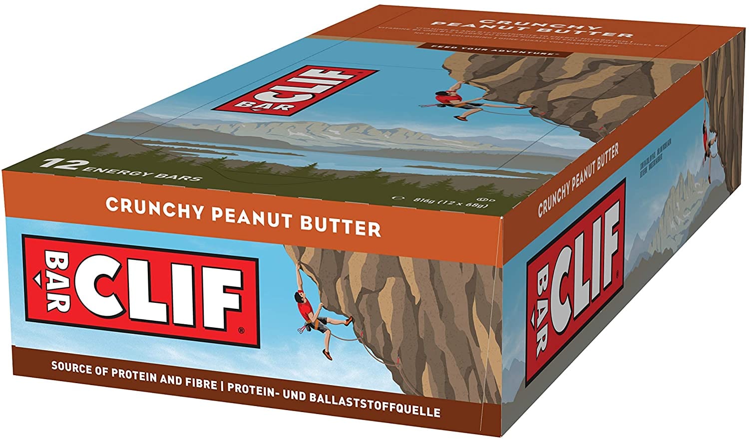 Bar - 12 x 68g - Crunchy Peanut Butter