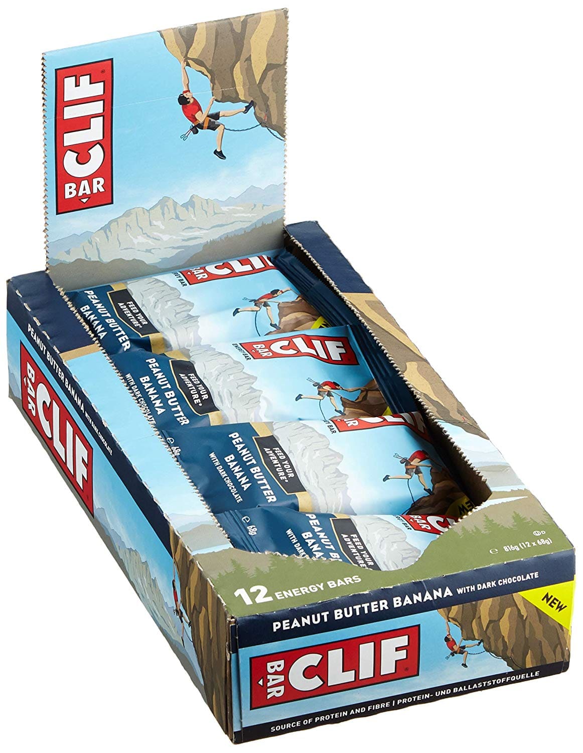 Bar - 12x68g - Peanut Butter Banana with Dark Chocolate