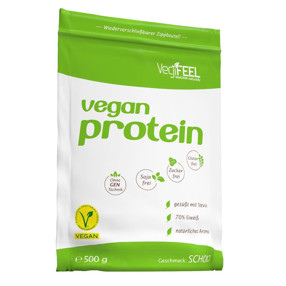 Vegan Protein Chocolate (500g) van VegiFeel kopen Bodylab Shop