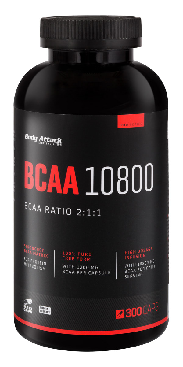 BCAA 10800 (300 Kapseln) von Body Attack kaufen Bodylab24 Shop