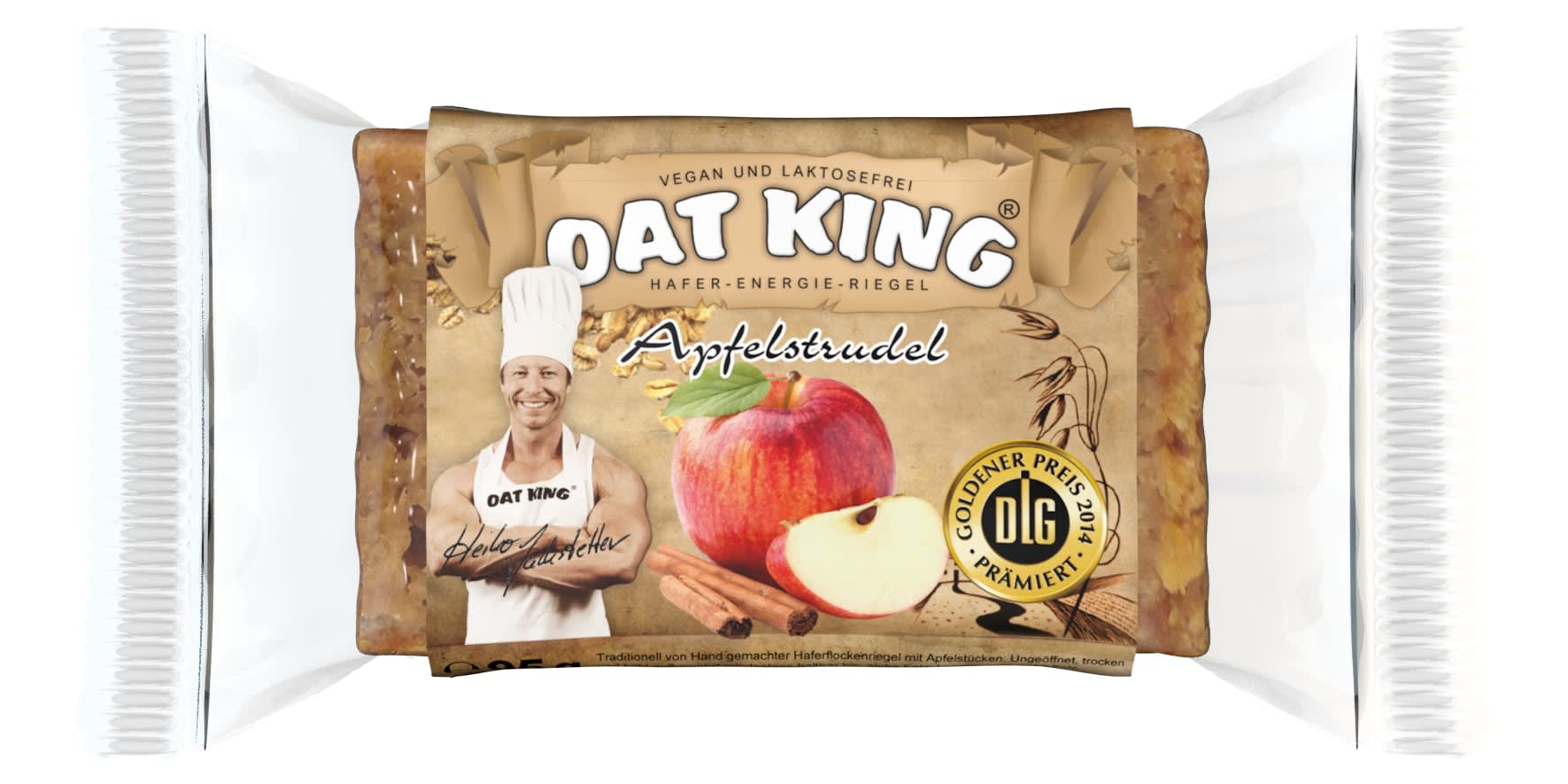 Oat King Energy Bar - 10x95g - Apfelstrudel