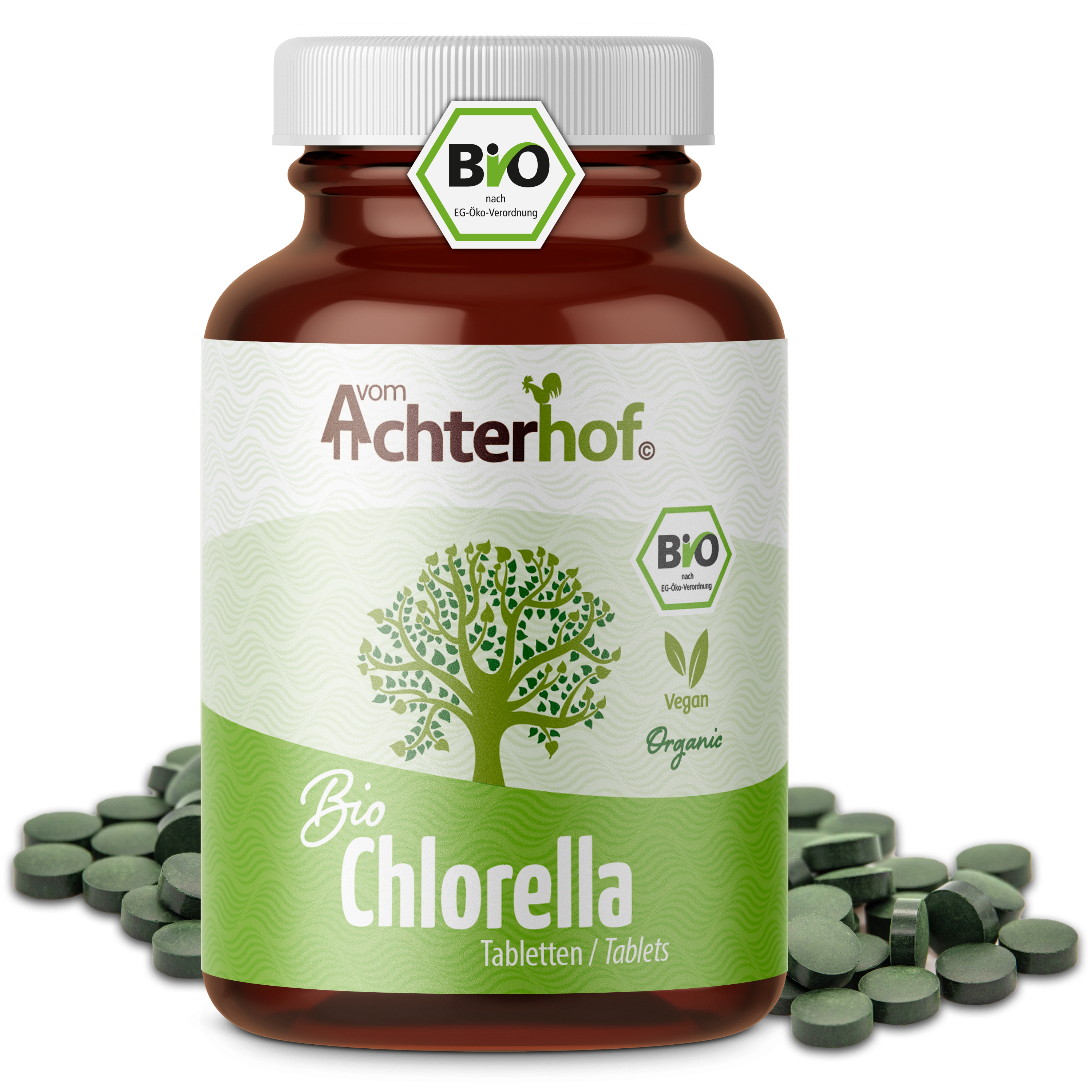 Chlorella Bio (400 Tabletten) vom Achterhof