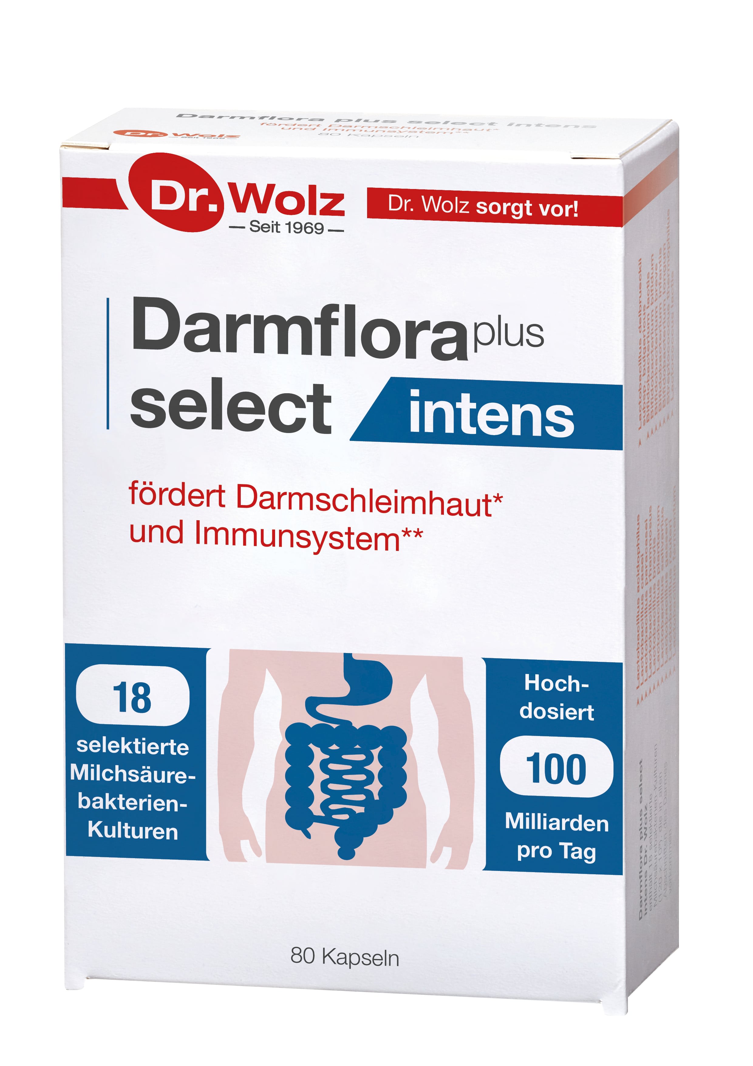 Darmflora plus select intens (80 Kapseln) von Dr. Wolz