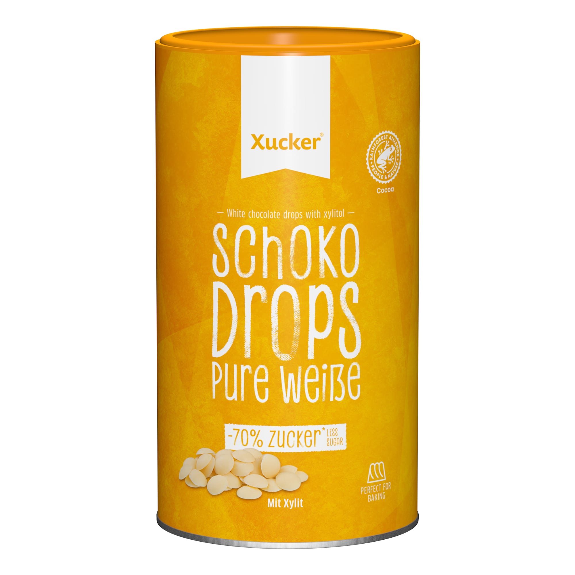 Weiße Schokodrops mit finnischem Xylit (750g) von Xucker kaufen ...