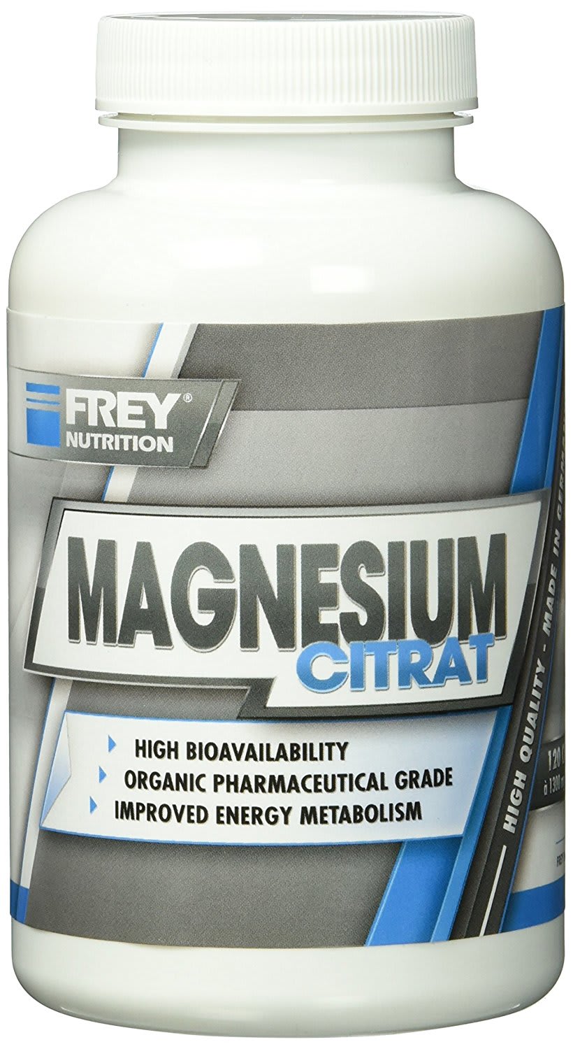 Magnesium Citrat (120 caps) van FREY Nutrition kopen Bodylab Shop