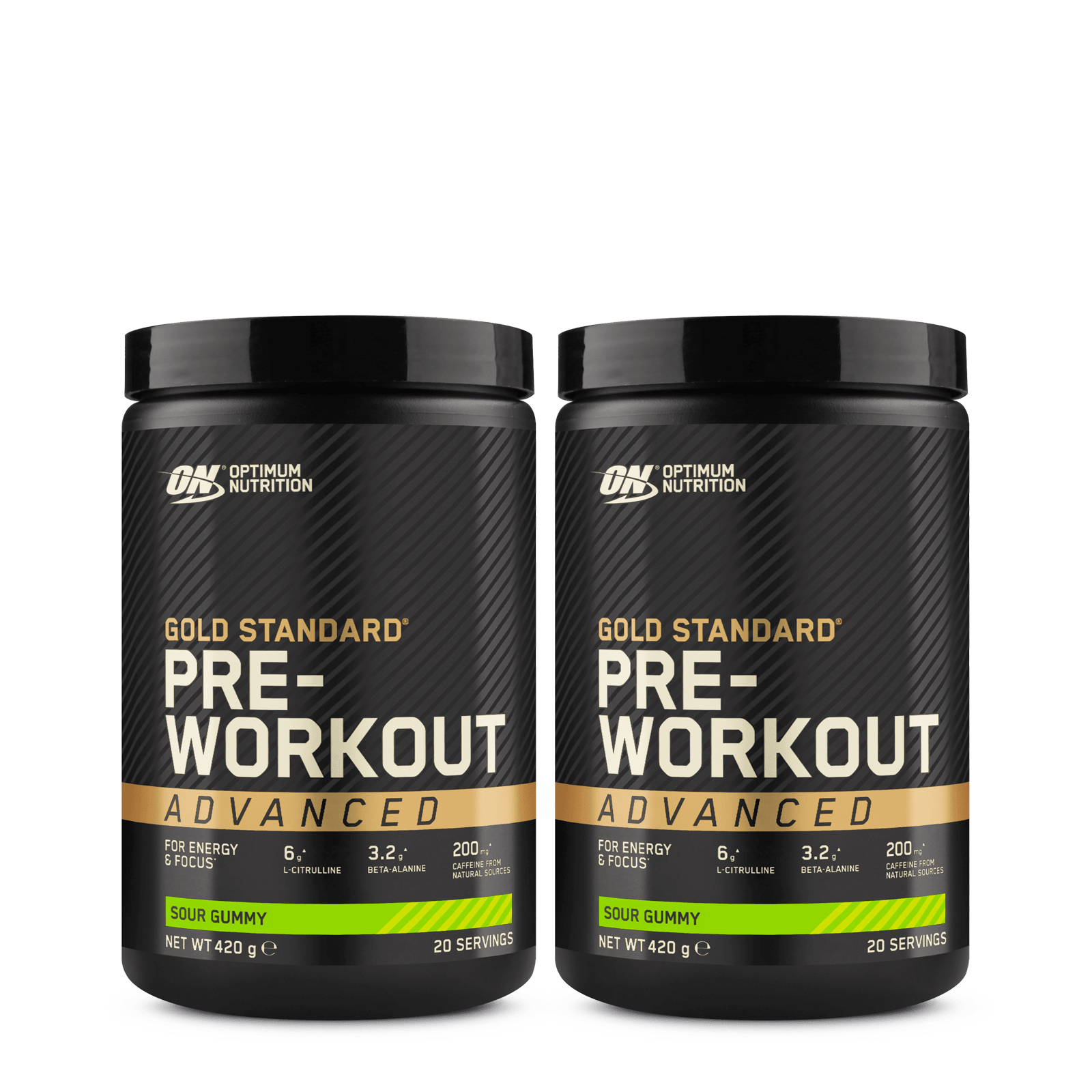 2x Gold Standard PreWorkout Advanced (420g)