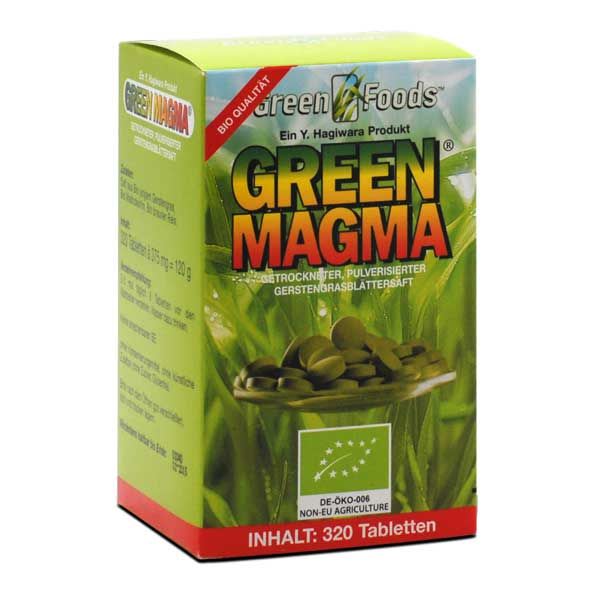 Green Magma Gerstengrasextrakt bio (320 Tabletten)