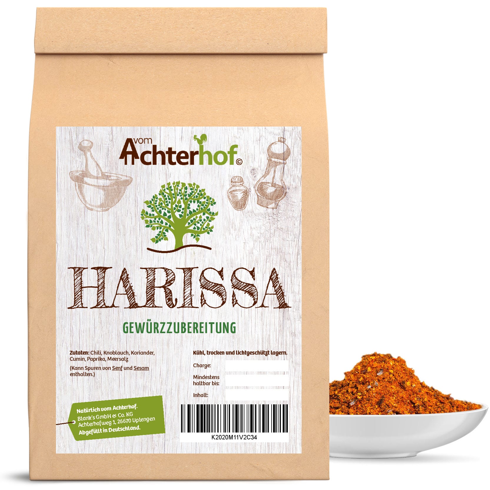 Harissa (100g) vom Achterhof