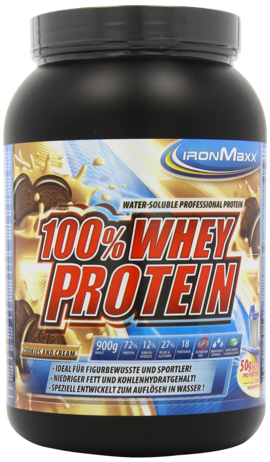 100% Whey Protein - 900g - Cookie-Creme