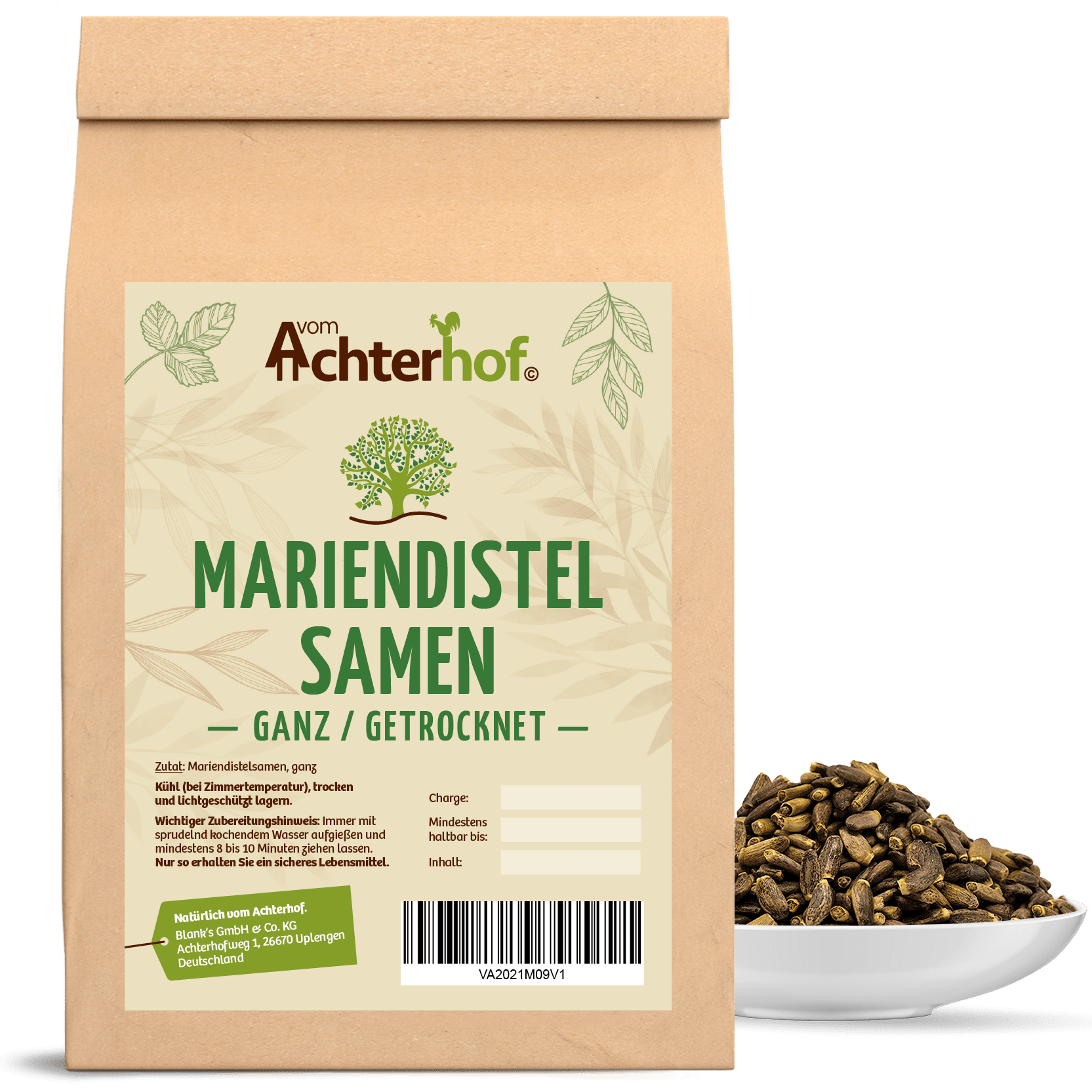 Mariendistelsamen (500g) vom Achterhof