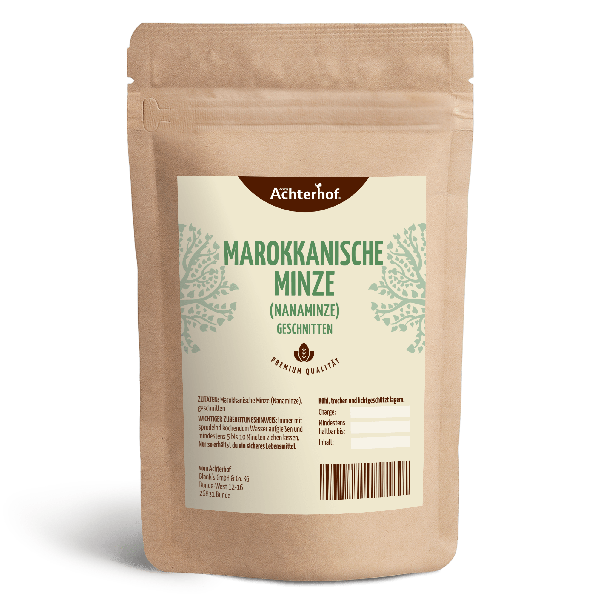 Marokkanische Minze geschnitten (500g)