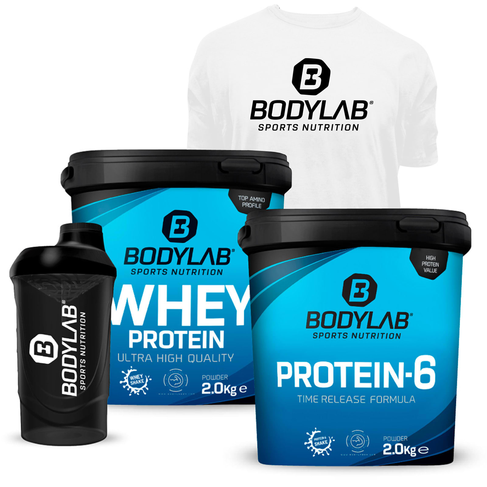 Doppel Dual Shaker Got7 Nutrition Fitness Sport Protein Eiweiß Whey Booster Pre  