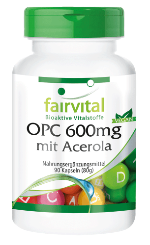 OPC 600mg mit Acerola (90 Kapseln)